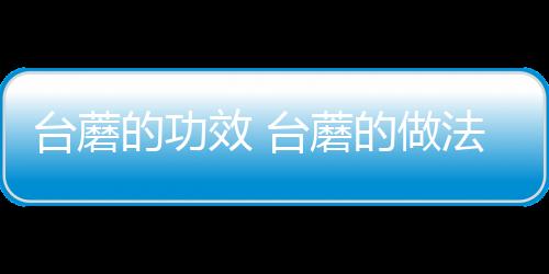 台蘑的功效 台蘑的做法