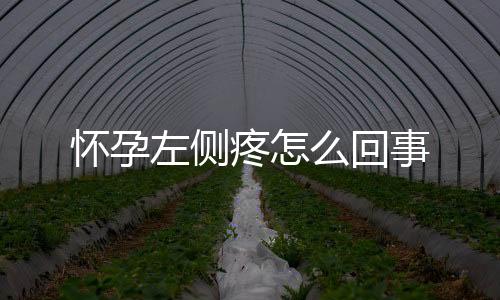 怀孕左侧疼怎么回事