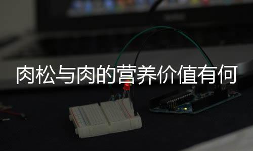 肉松与肉的营养价值有何区别!